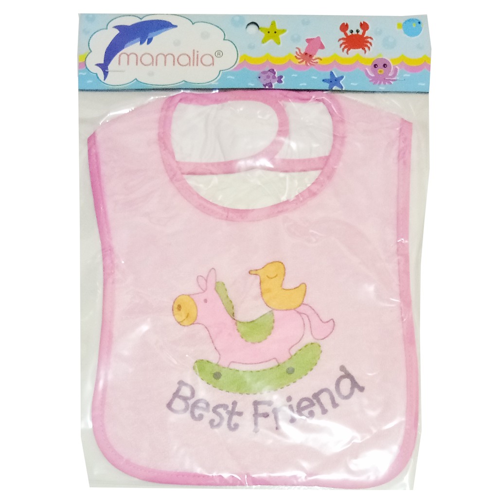 1 Pcs Slaber Bayi / celemek makan bayi Mamalia/ Tatakan iler Tatakan Makan Bayi Lembut-Vegasus Store