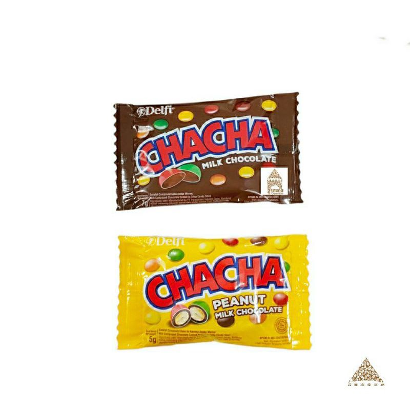 

Delfi Cha Cha Milk Chocolate/Peanut Chocolate 5GR Satuan