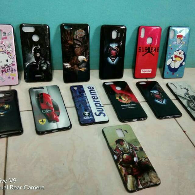Casing Case Softcase miror fuze glosy Hardcase Motif Karakter Oppo A83