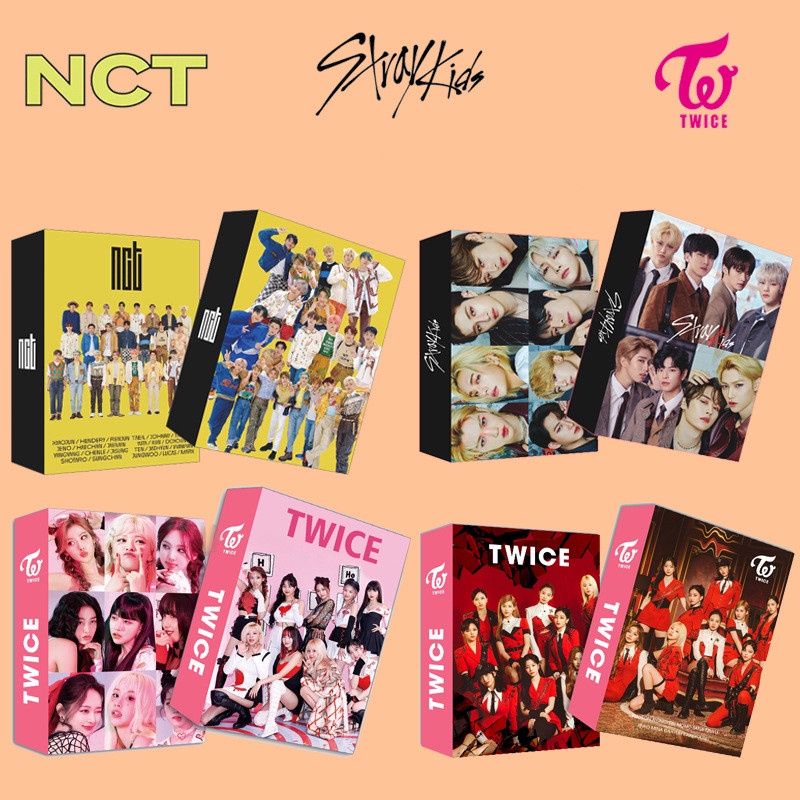 54pcs / Kotak Kartu Foto NCT Twice Untuk Anak
