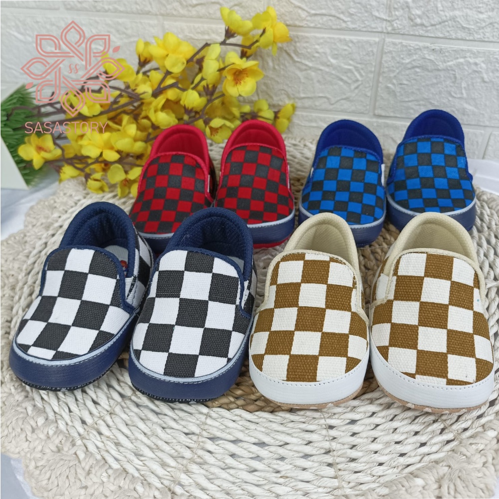 [TAMAN SEPATUKU] SEPATU PREWALKER BABY BAYI NEWBORN BELAJAR JALAN ANAK 0-12 BLN CATUR FPX21