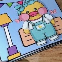 ➮ Bebek Viral Mainan Edukasi Paper Duck Mudah disusun ▲