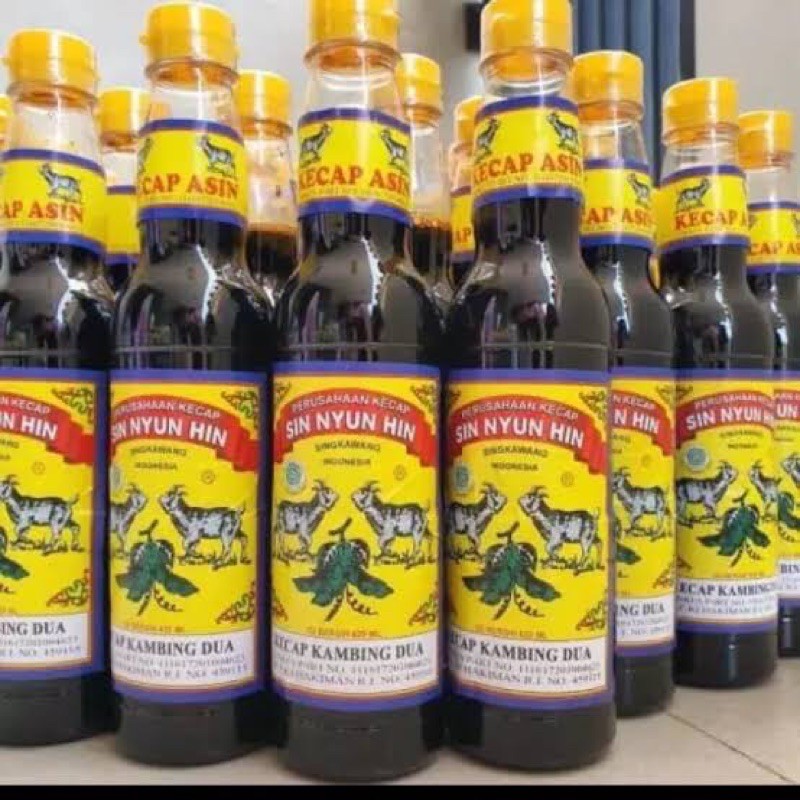 

1 Dus Kecap Asin Kambing Kembar 620ml ( isi 12pc ) khusus expedisi & cargo