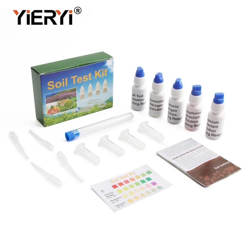 Jual Tes Tanah Soil Test Kit pH Ammonia Nitrogen Potassium Phosphorus