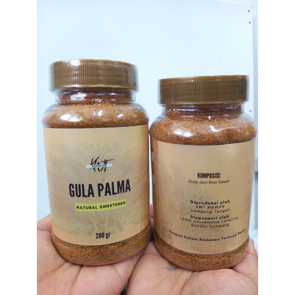 

Gula Palma dan Gula Semut Sawit Kemasan Jar 200 gr