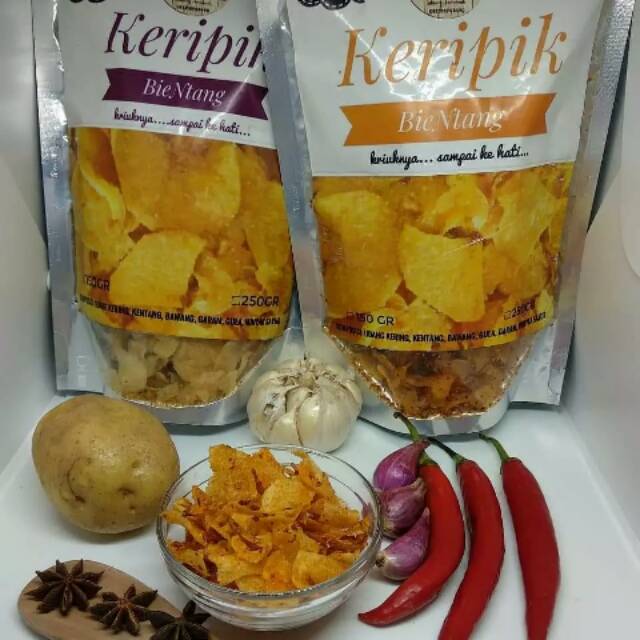 

Keripik BieNtang / kentang ebi bawang