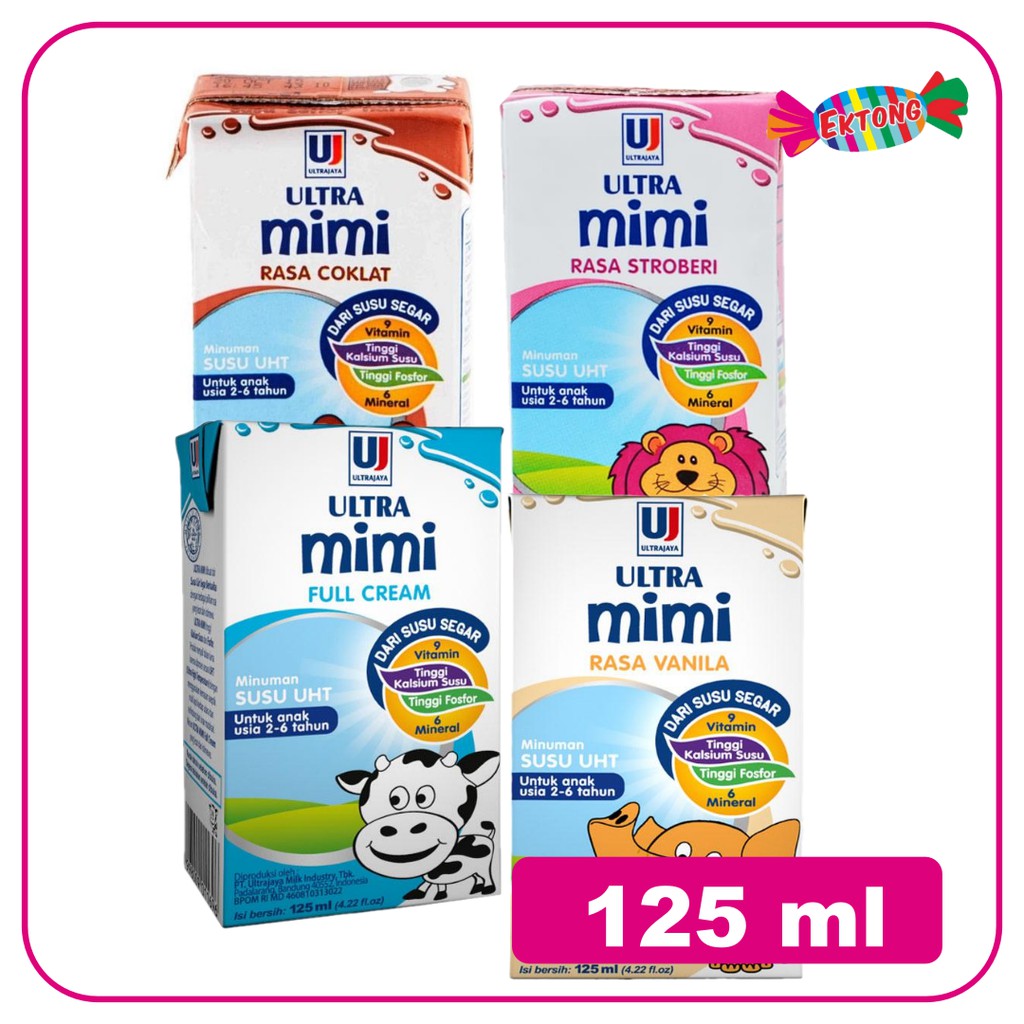 

SUSU ULTRA MIMI 125ml Berbagai Rasa