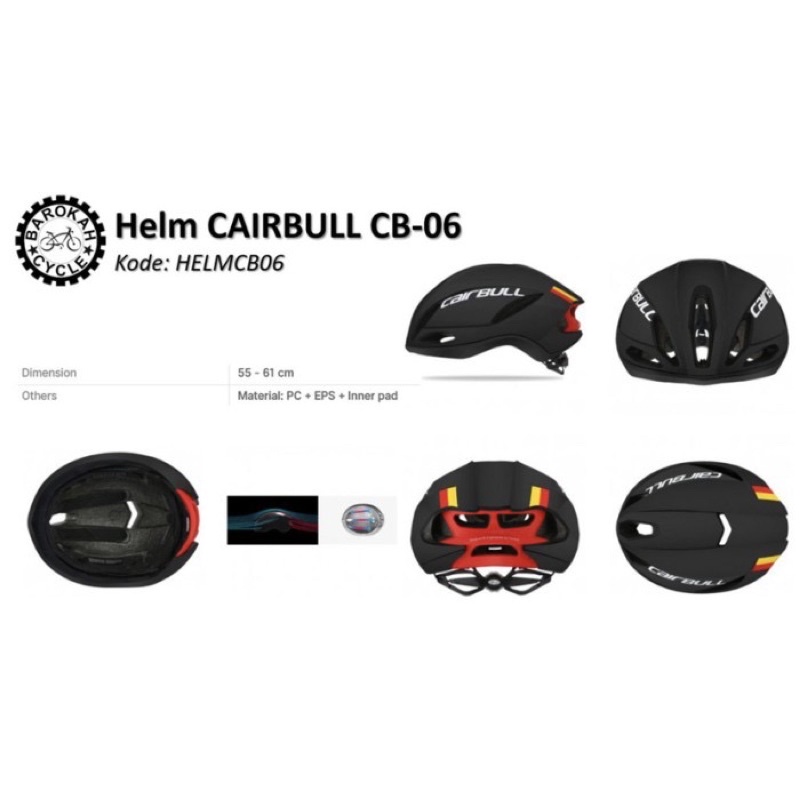 Helm Sepeda CAIRBULL CB-06 AerodynamicsEPS Foam