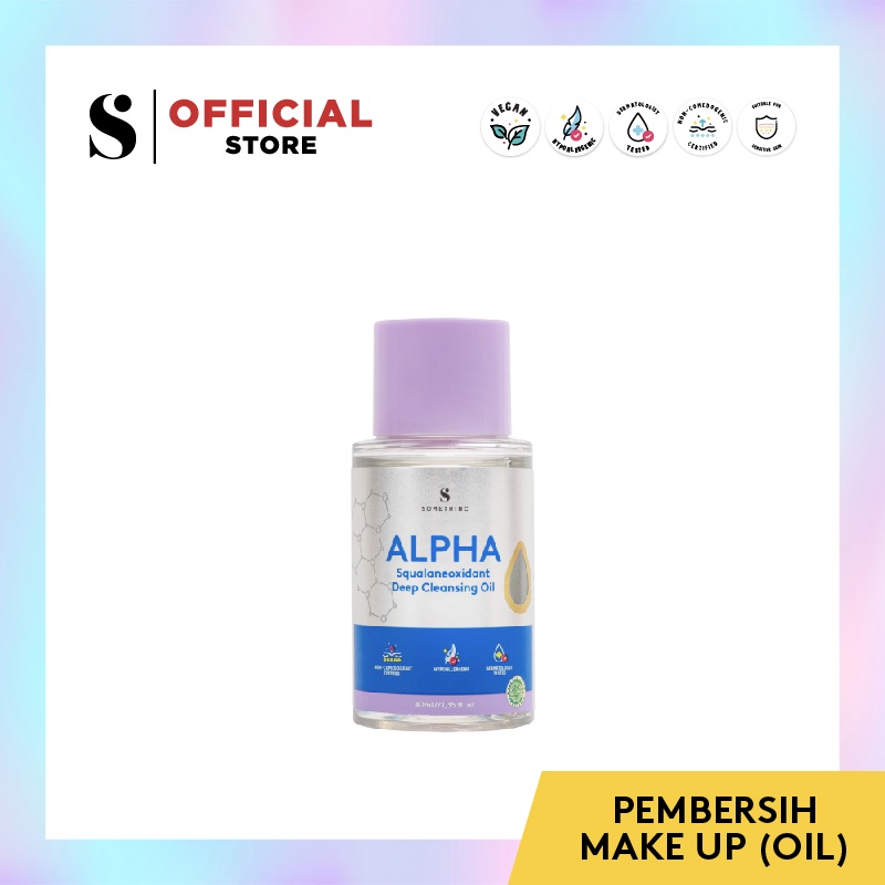 SOMETHINC Alpha Squalaneoxidant Deep Cleansing Oil - Pembersih Make Up (Oil)