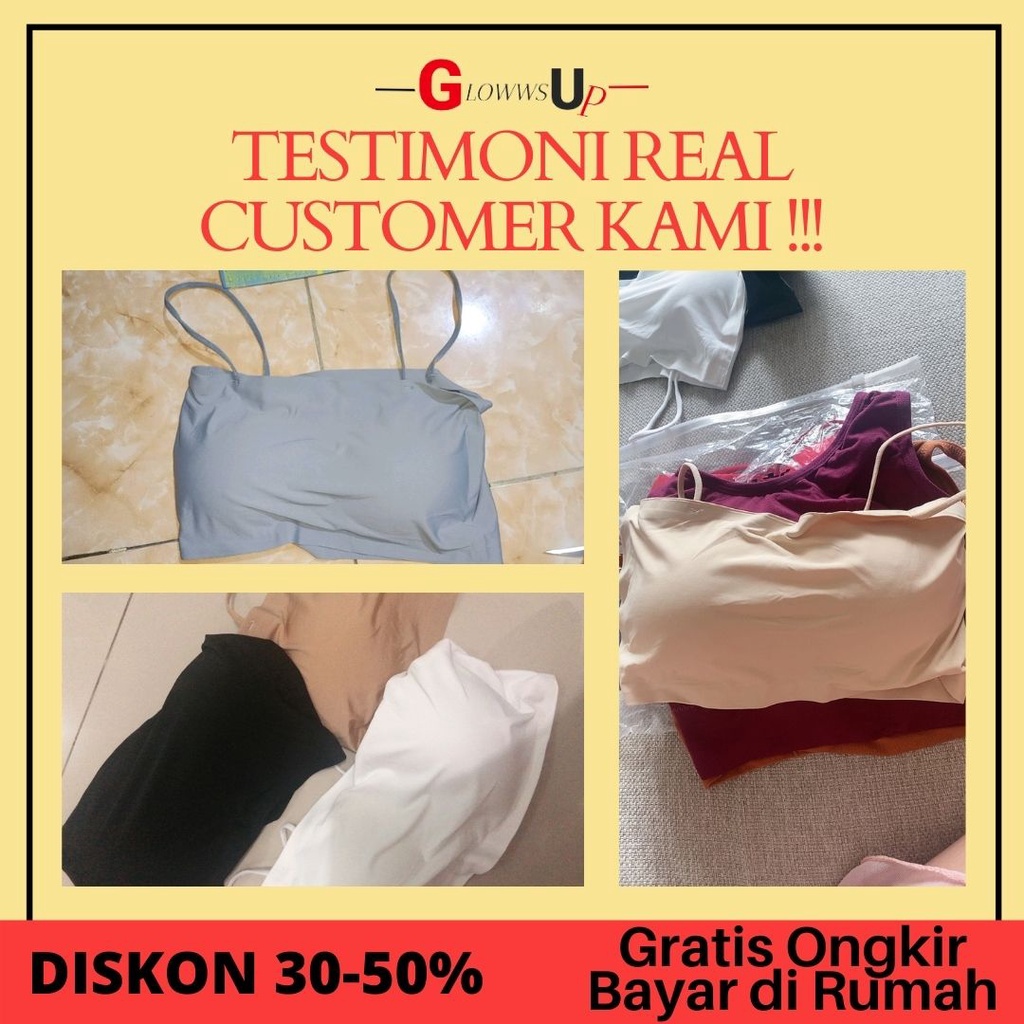 BRA TANPA KAWAT BRALETTE BRA KEMBEN TUBE TALI BH TANPA KAWAT FASHION BRA