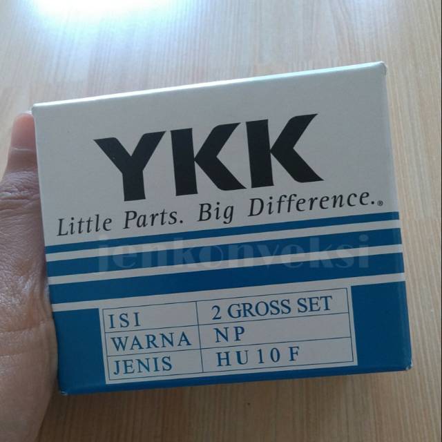 Kancing Kait Ketok Hak YKK Kancing Kait Celana Rok Dus Biru Per Dus