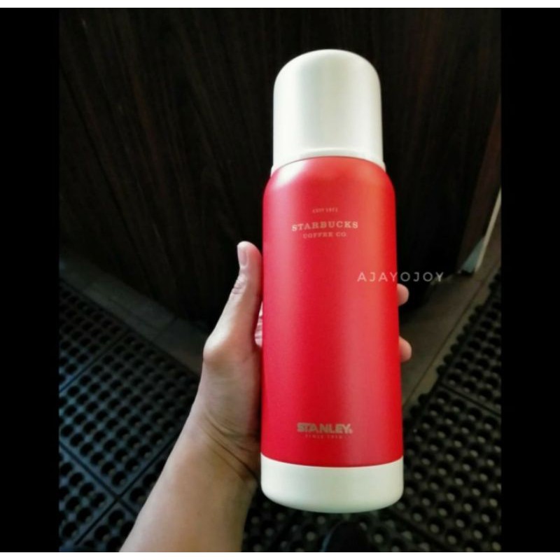 SALE Tumbler Starbucks x Stanley Edisi Christmas 2020 (Thermos Grande Red)