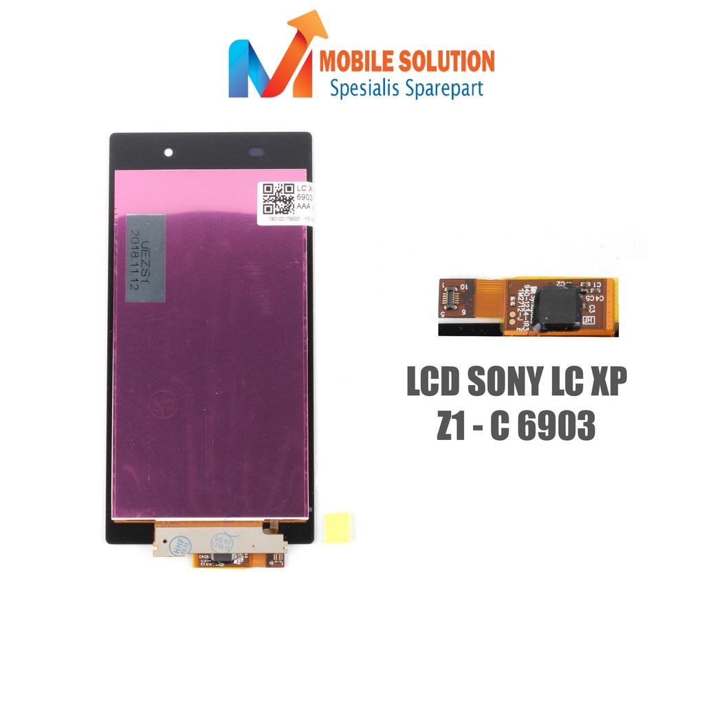 Grosir LCD Xperia Z1 C6903 ORIGINAL 100% Fullset Touchscreen Garansi 1 Bulan + Packing / Bubbel