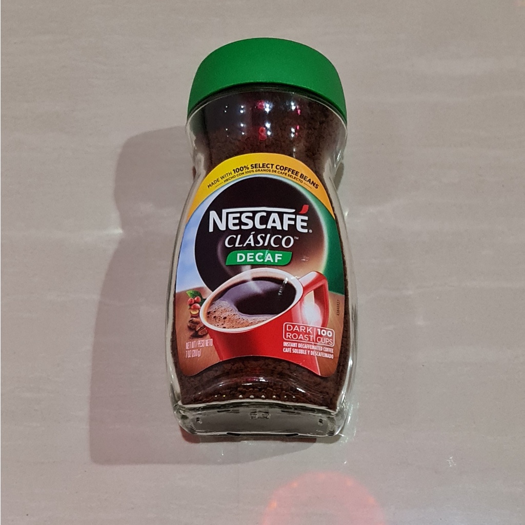 Nescafe Clasico Decaf Dark Roast Pure Instant Coffee 200 Gram