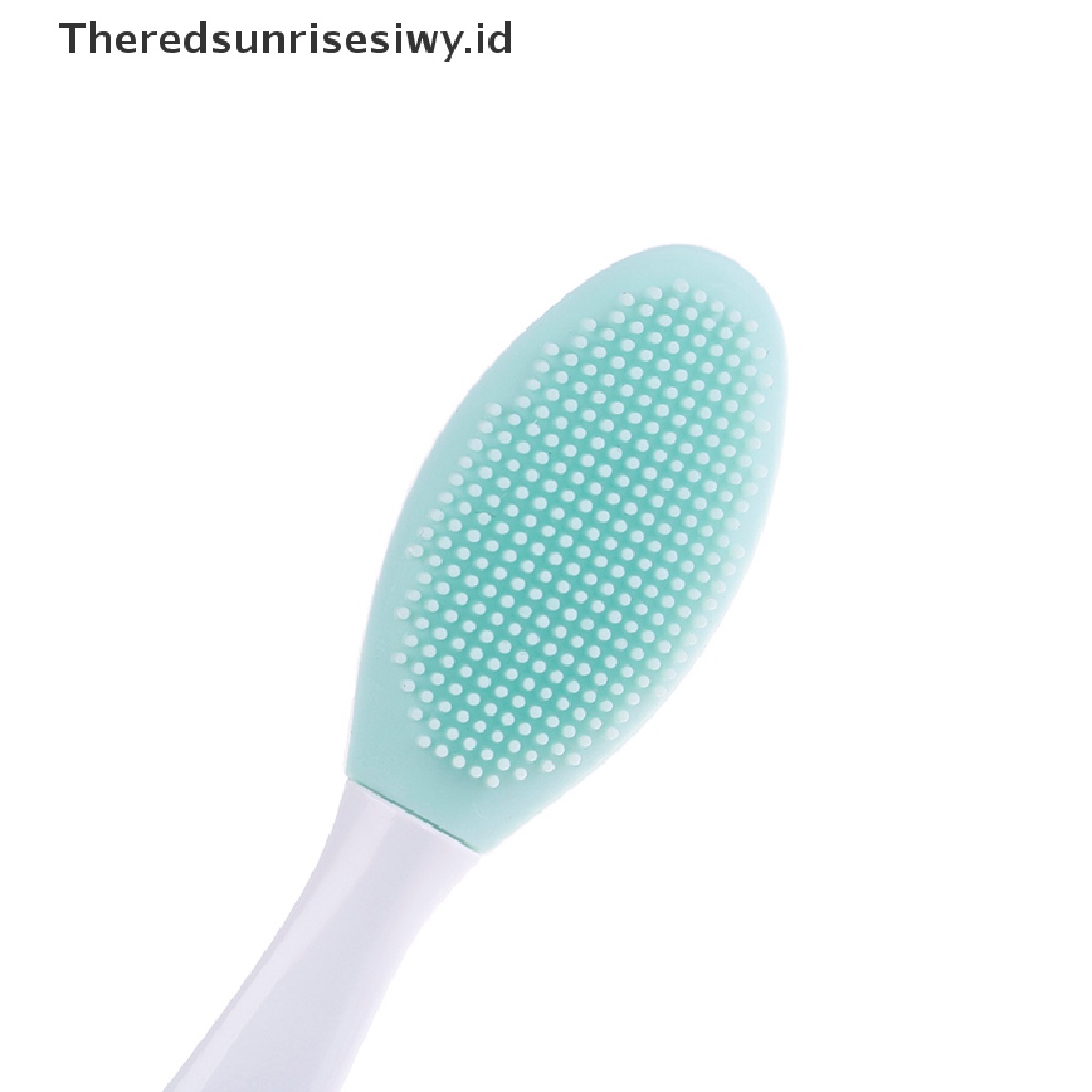 (Theredsunrisesiwy.Id) Brush Silikon Pembersih Pori-Pori / Komedo / Jerawat Untuk Perawatan Wajah