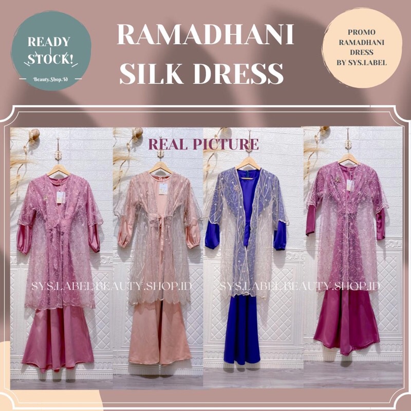Ramadhani Dress + Outer Tille Premium