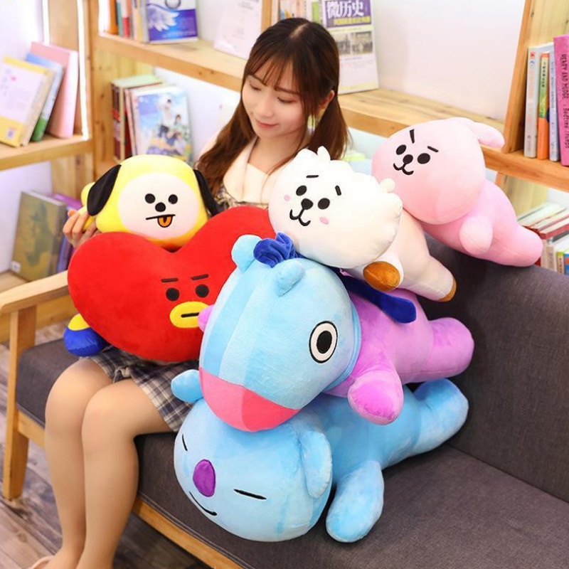 Kpop BT21 BTS Plush Doll Cute Toys Soft Pillow Tata Cooky Chimmy Koya Shooky Mang Fans Gift