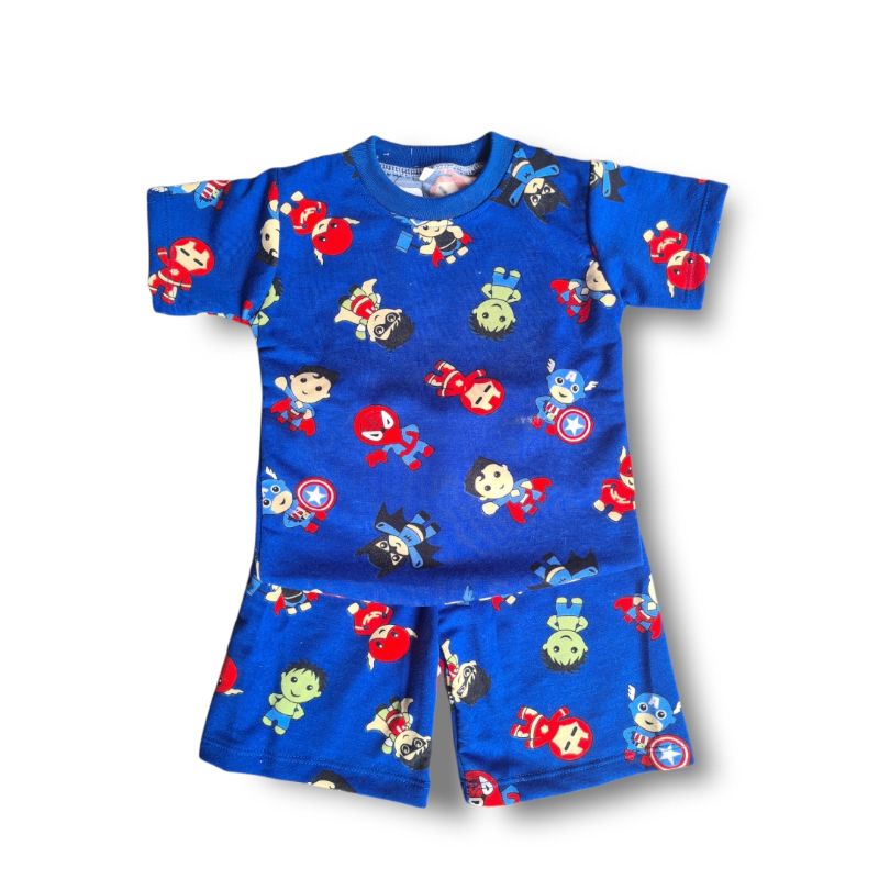 Setelan Anak Cowo Set Baju Anak SQUIDGAME SERIES 1-6 Tahun BAJU PENDEK CELANA PENDEK