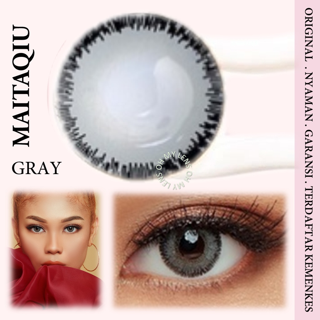 soflens minus MAITAQIU GRAY soft lens minus softlen soflens minus warna mata lensa kontak minus sofl