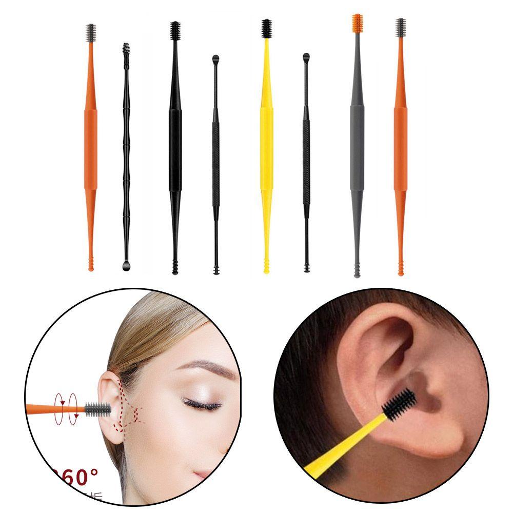 Suyo Sendok Pembersih Telinga Reusable Ear Pick Ear Wax Curette Remover Double-ended