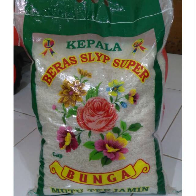 Beras Cap Bunga Grade A 5kg 10kg Dan 20kg Indonesia