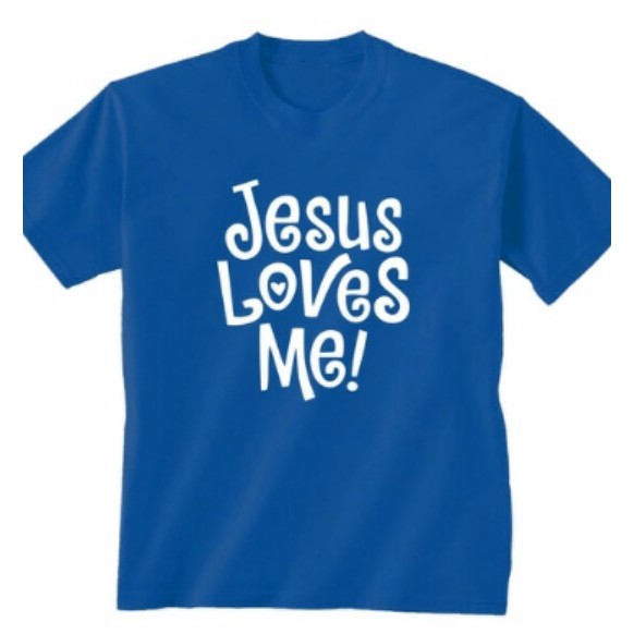 TSHIRT BAJU KAOS ROHANI JESUS LOVES ME