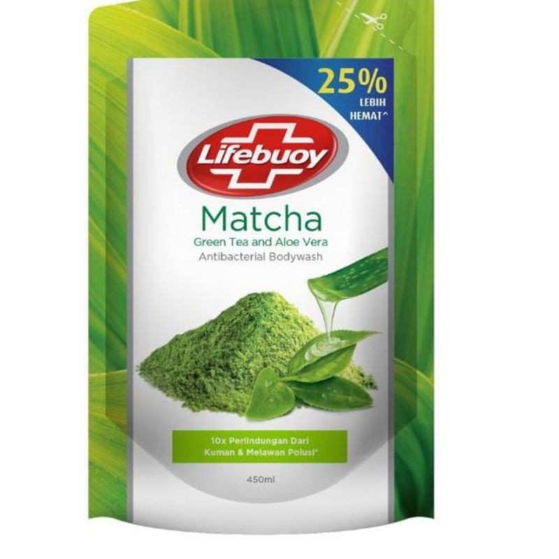 lifebuoy Matcha Green tea dan ALOE VERA