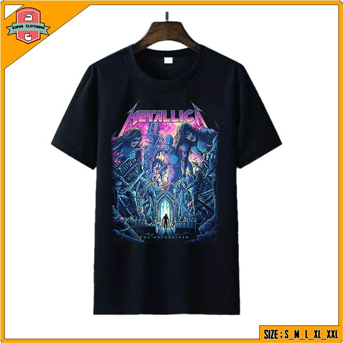 KAOS METALLICA - METALLICA T-SHIRT - BAJU DISTRO METALLICA - KAOS DISTRO METALLICA - BAJU KAOS IRON 
