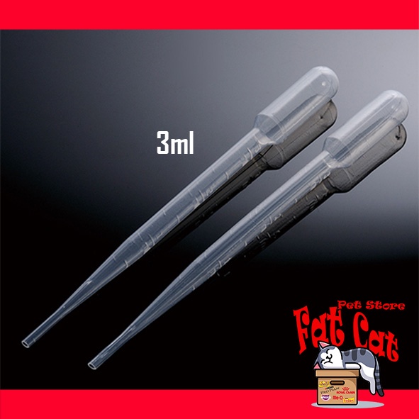 Pipet pasteur 3ml pipet plastik untuk anjing kucing burung hewan