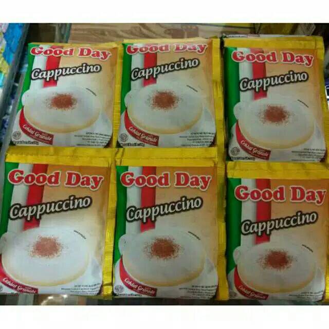 

GOOD DAY CAPPUCINO (10 SACHET X @25 gram)