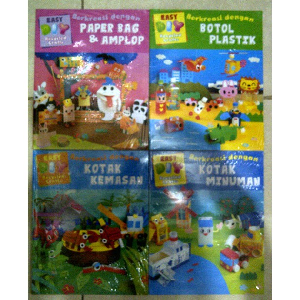 

Buku Krativitas Easy DIY Recycled Crafts Mendaur Ulang Sampah