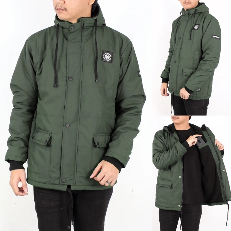 Jaket gunung jaket parasut kembung puffer