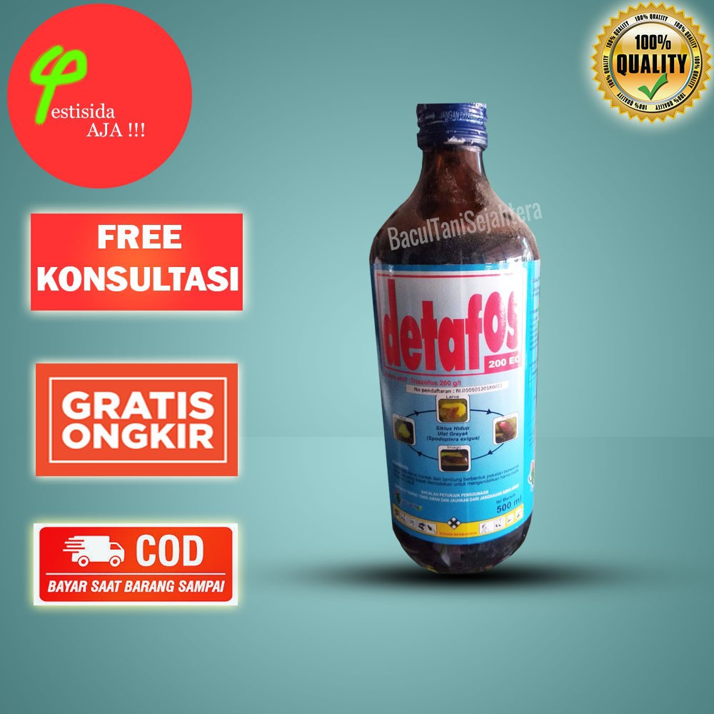 DETAFOS 200 EC 500 ML INSEKTISIDA hama kutu daun Myzus persicae