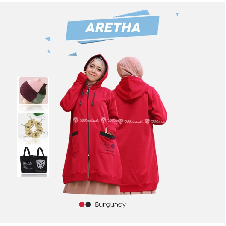 ORIGINAL Mecink Aretha Maroon Burgundy