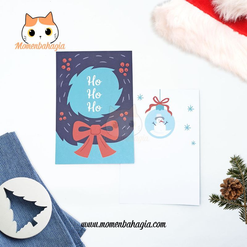 

Kartu Natal Kartu Ucapan Natal Murah 004 + Amplop Vintage