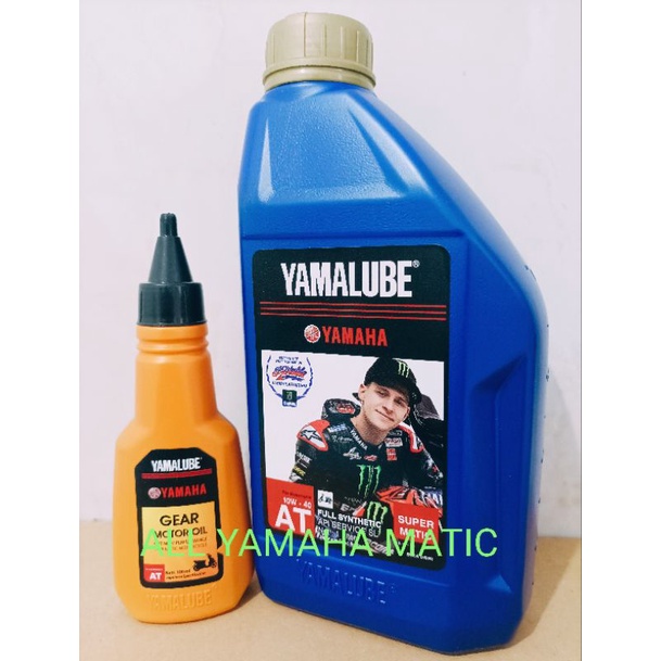 Jual PAKET OLI YAMALUBE SUPER MATIC 1 L + YAMALUBE GEAR 100 ML FOR ...