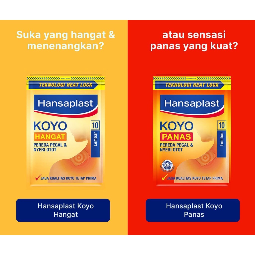 HANSAPLAST KOYO (Hangat/Panas)