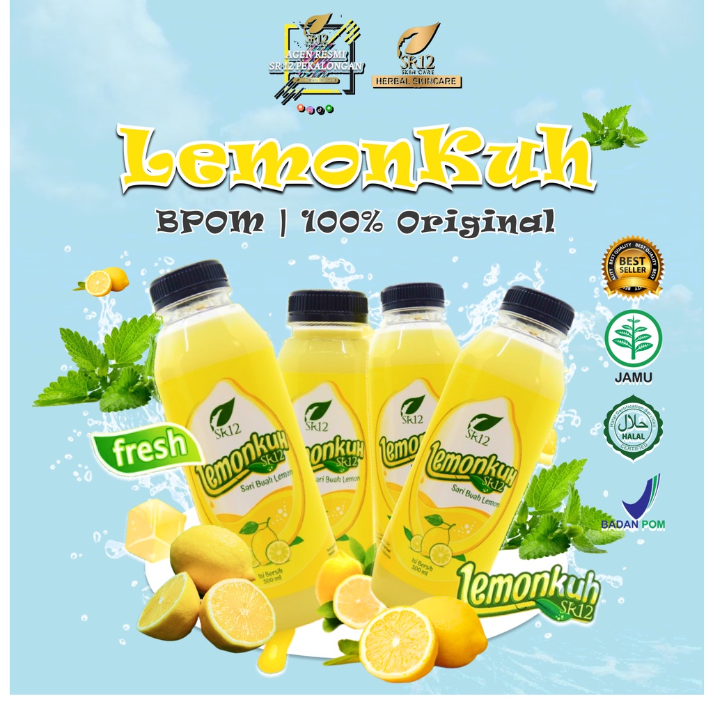 

SR12 LEMONKUH / SARI LEMON ORIGINAL / MINUMAN NUTRISI DIET DETOX HERBAL PELANGSING ALAMI