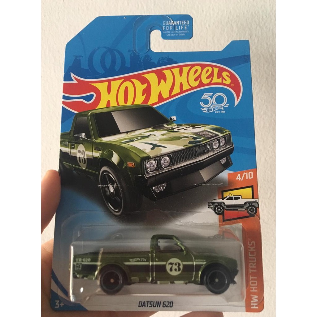HW HOT TRUCKS HOT WHEELS DATSUN 620 PICKUP SUPER TREASURE HUNT THS HOT WHEELS PREMIUM ORIGINAL