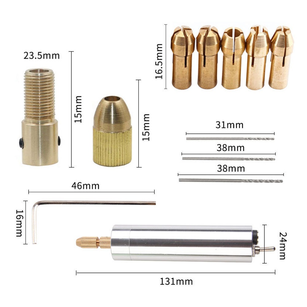 SET MINI BOR TANGAN GRAFIR TUNER COLET DC 5V