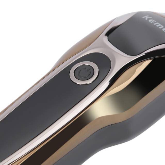 PROMO Hair Clipper Kemei KM-1990 Alat Mesin Cukur Rambut Cordless LCD Display