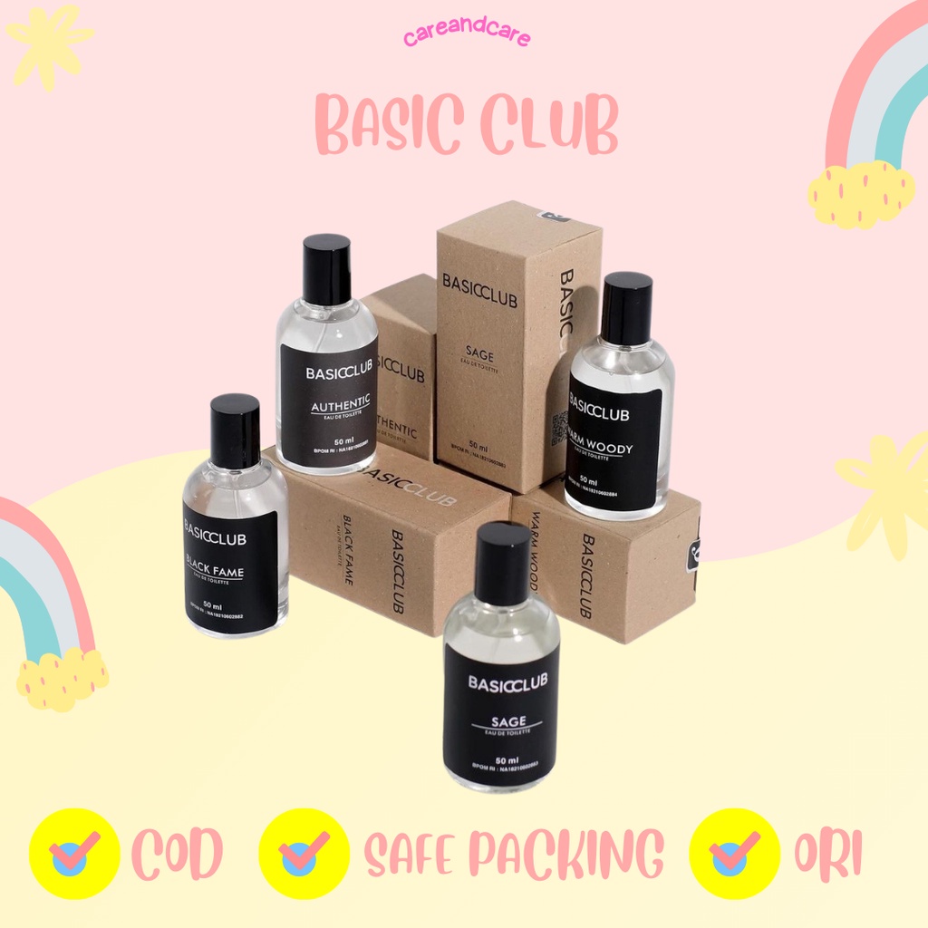 [READY] PARFUME BASICCLUB X GEAMOORE 50ML PARFUM UNISEX BASIC CLUB 50 ML