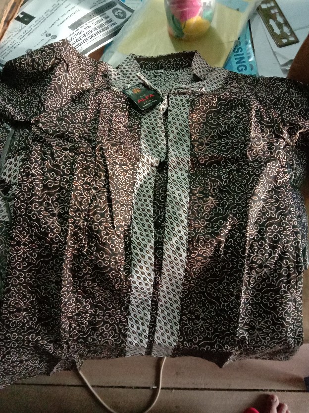 Atasan Batik Dolby Dolbi Dobby Doby Tenun Sutra Tulis Halus Katun Atbm Baron ,sarombit Atasan