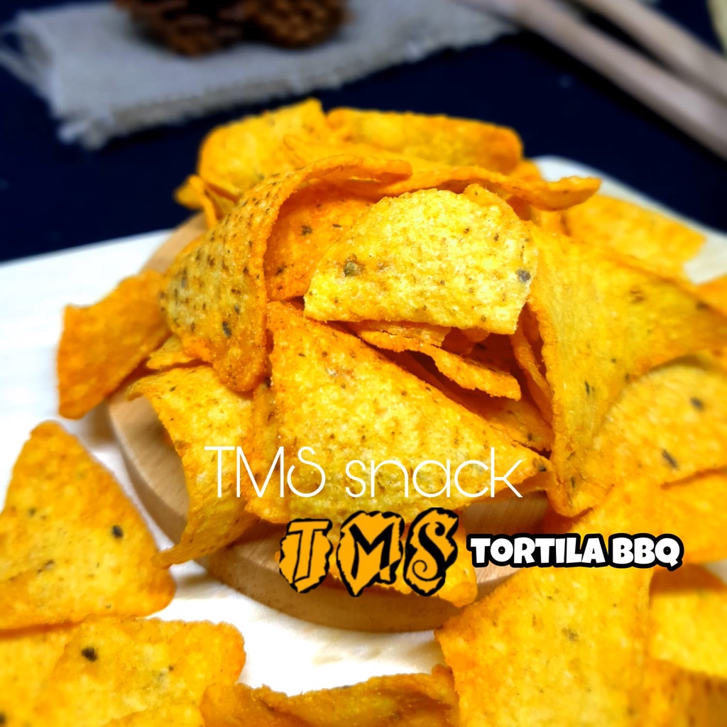 

TMS Snack keripik TORTILA BBQ 250 gram Exp aman