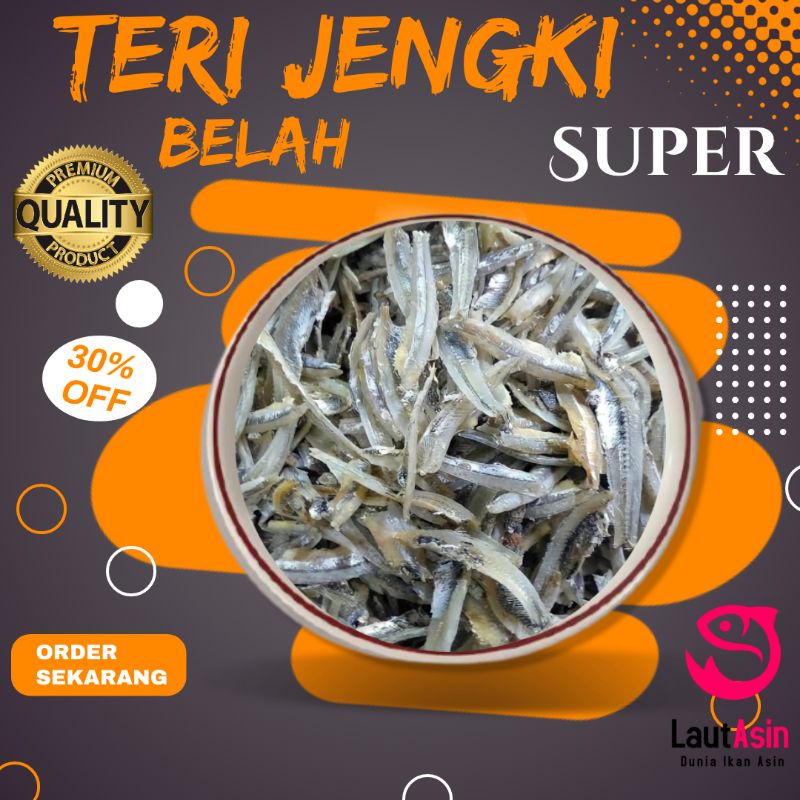 

Ikan Asin Teri Jengki Belah Belahan Kualitas Super