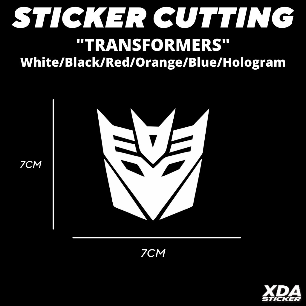 

STIKER/STICKER CUTTING TRANSFORMERS DECEPTICON