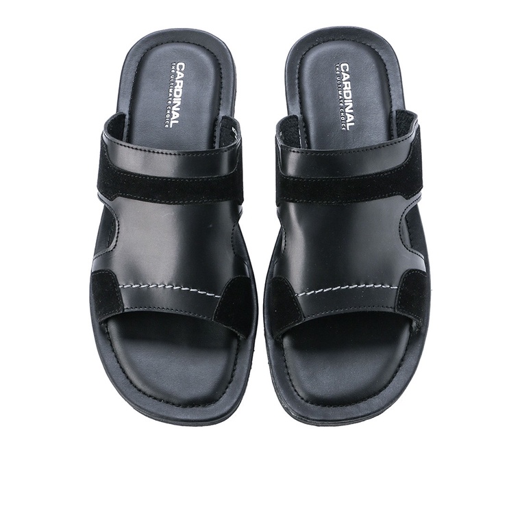 SANDAL SLIDE PRIA CARDINAL ORIGINAL SLINGBACK CASUAL HITAM CA40