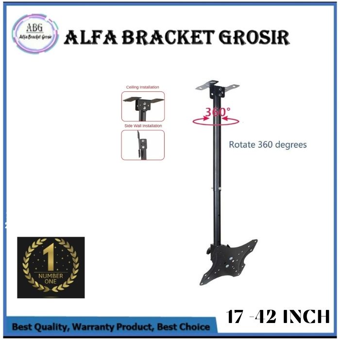 gantungan tv led / gantungan tv / bracket tv plafon / braket tv plafon / breket tv plafon / bracket 