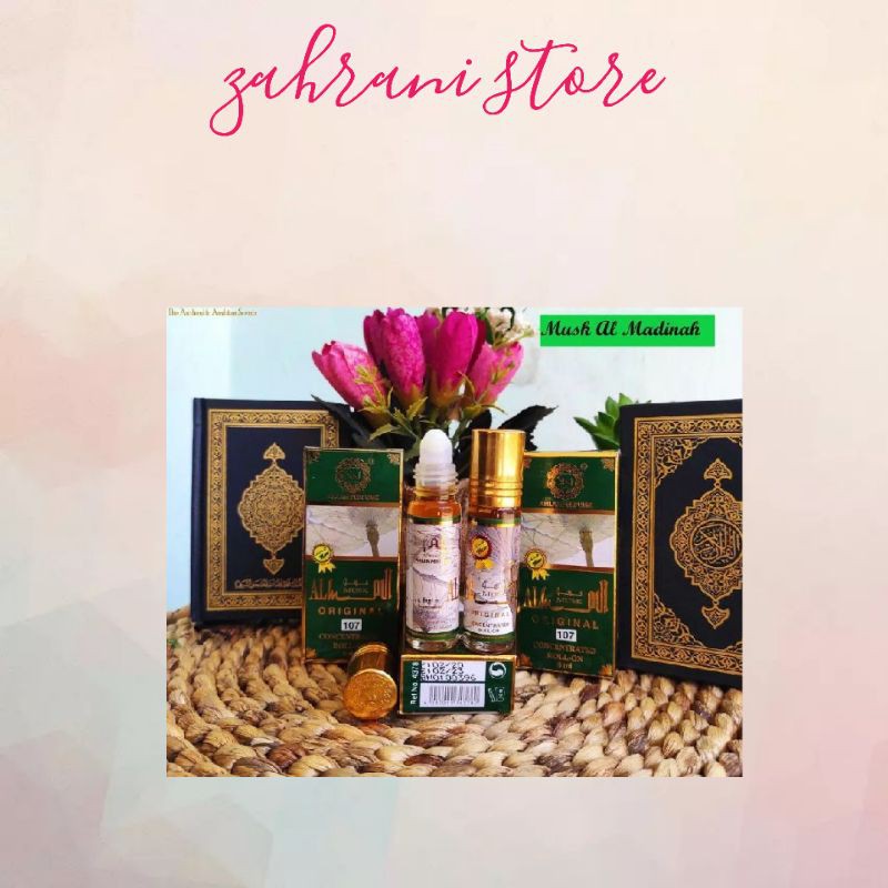 parfum arab musk al madinal roll on 6 ml non alkohol by ahlan parfume