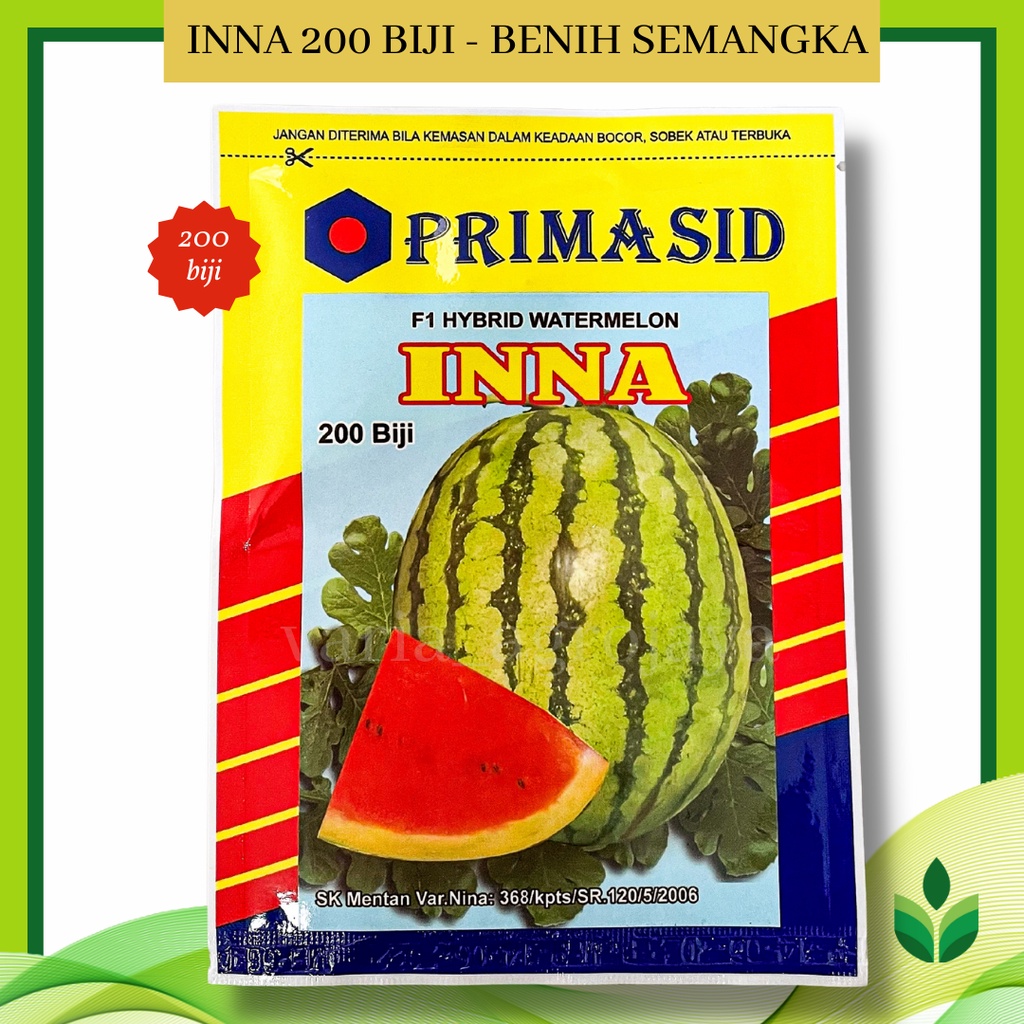 Benih Bibit Semangka Inna 200 Biji & 400 Biji - Primasid